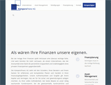 Tablet Screenshot of kuempersfinanz.de